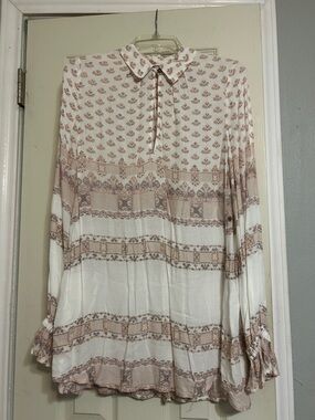 50% off sale🥂 Free People pink tunic nwot